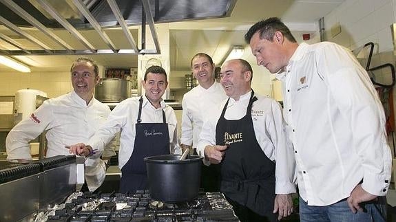 Manuel Alonso, Ricard Camarena, Jorge de Andrés Miguel Barrera y Kiko Moya.