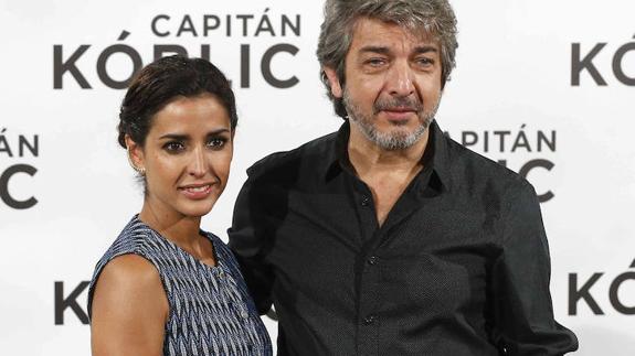 Los actores Inma Cuesta y Ricardo Darín, durante la presentación de 'Capitán Kóblic'.