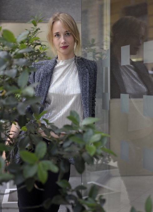 Ingrid García Jonsson, ayer, en Valencia. :: lp