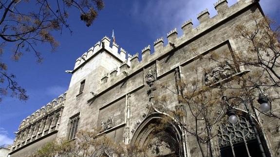 La Lonja de la Seda de Valencia. 