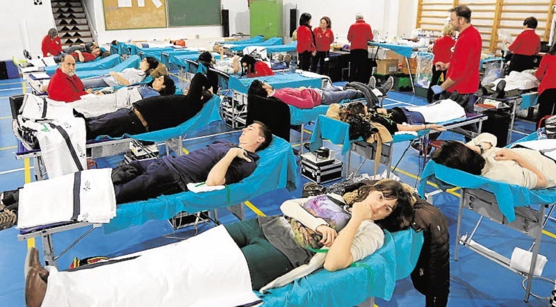 Jornada de donación de sangre.