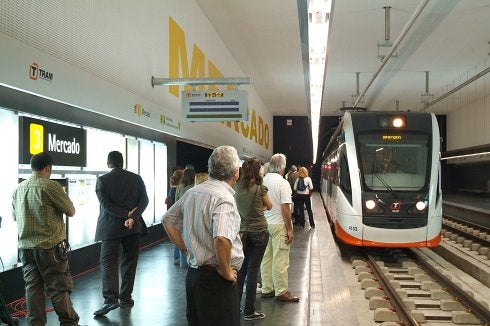 Una unidad del Tram de Alicante. 