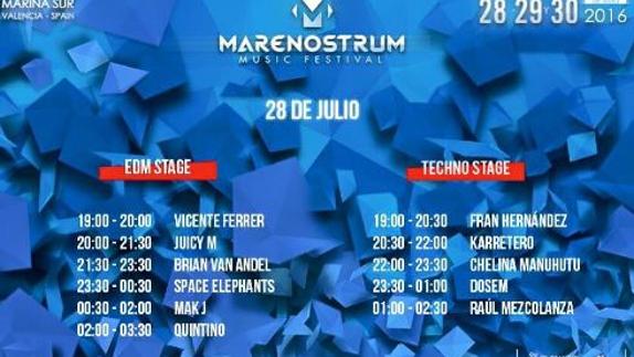 Marenostrum presenta su cartel de artistas definitivo horas antes del festival