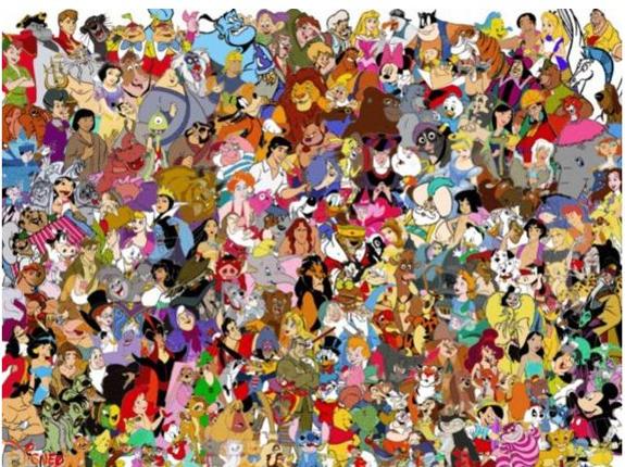 ¿Eres capaz de encontrar a las 9 princesas Disney?