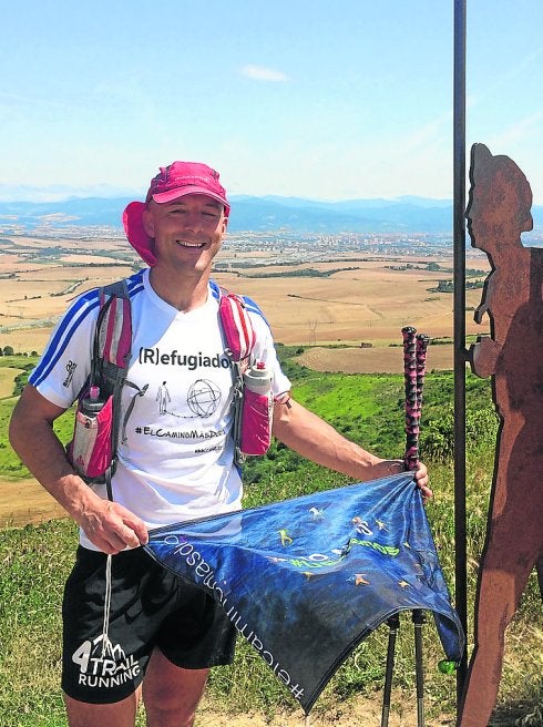 Solidario. «Quería reivindicar a los refugiados y apoyar a CEAR».  