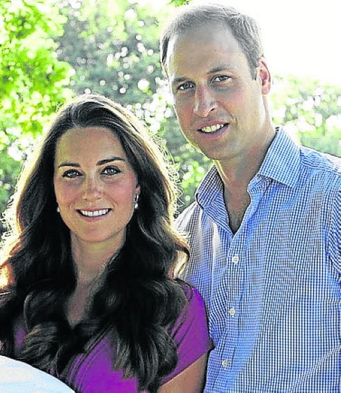 Los duques de Cambridge. 