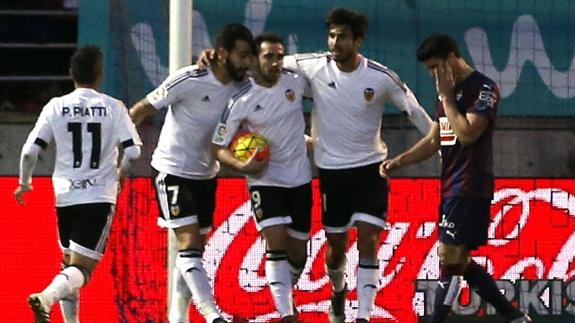 El Valencia CF puntuó en sus dos únicas visitas en Liga a Eibar