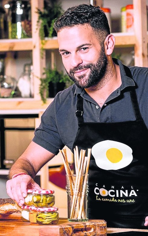 D'Ambrosio, en su programa en Canal Cocina. :: r. c.