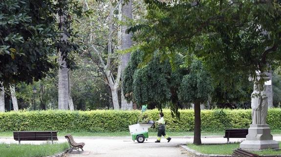 Los Jardines de Viveros en Valencia.