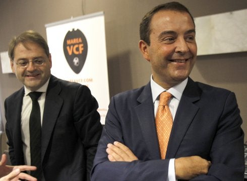 Miguel Zorío durante la presentación de la plataforma Marea Valencianista. :: juanjo monzó