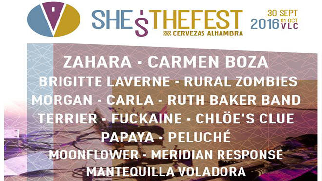 Se cierra el cartel del She's the Fest en Valencia