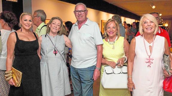 Laura Fitera, M.ª Luisa Fernández-Longoria Pinazo, Juan Antonio Murgui, M.ª José Navarro y Paqui Saurí.