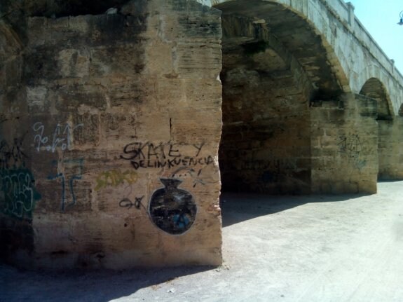 Puente de San José, en una imagen de Círculo por la Defensa del Patrimonio. :: lp
