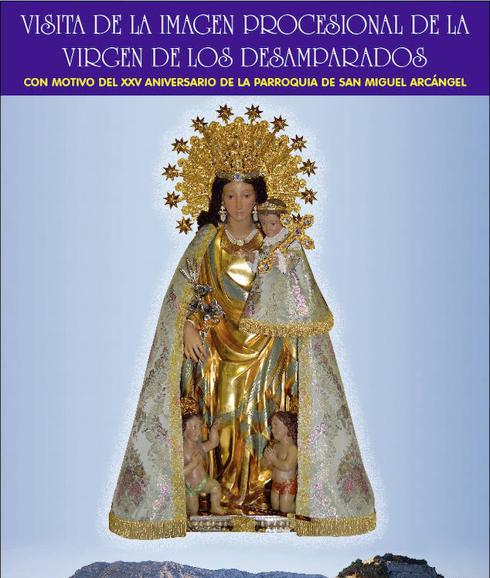 La imagen peregrina de la Virgen de los Desamparados visita Denia después de más de 60 años