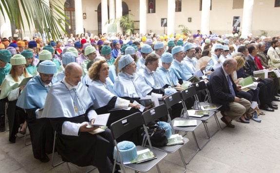 Acto de apertura del curso de la Universidad Católica de Valencia. :: damián torres