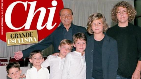 Berlusconi, en familia a los 80
