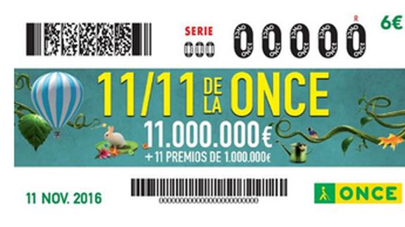 Sorteo del 11 del 11 de la ONCE.