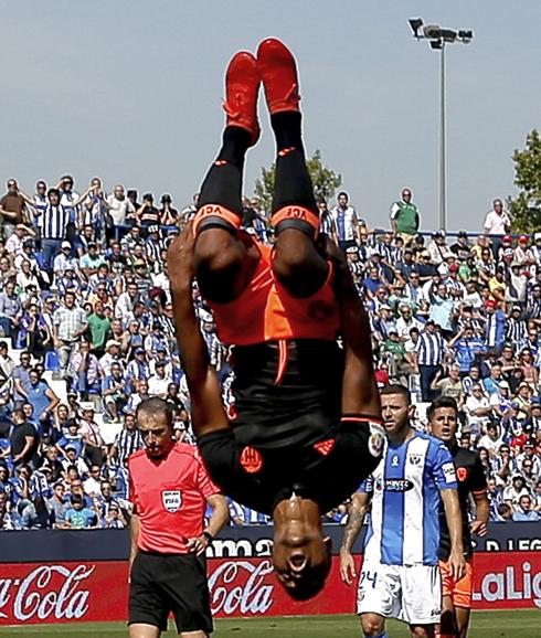 Luis Nani, tras su gol contra el Leganés.