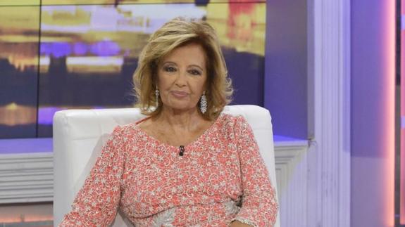 María Teresa Campos, a punto de sufrir un desmayo en '¡Qué tiempo tan feliz!'