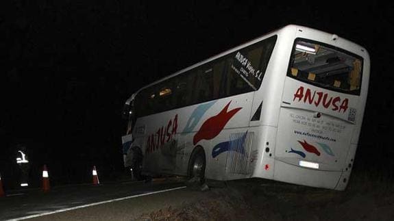 El autobús del Tau Castellón sufre un accidente en Soria cuando regresaba de jugar un partido