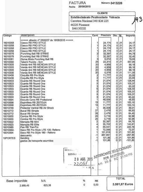 Funcionarios denuncian un gasto de 7.600 euros para enseñar a boxear a presos