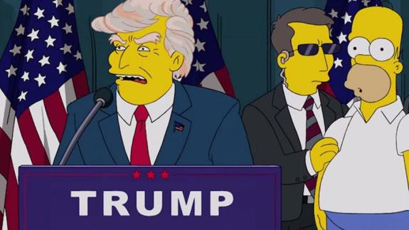 'Los Simpsons' piden perdón por acertar con Trump