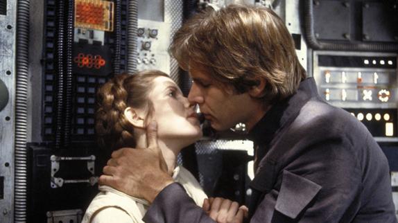 Carrie Fisher confiesa que mantuvo un «intenso» romance con Harrison Ford en 'Star Wars'