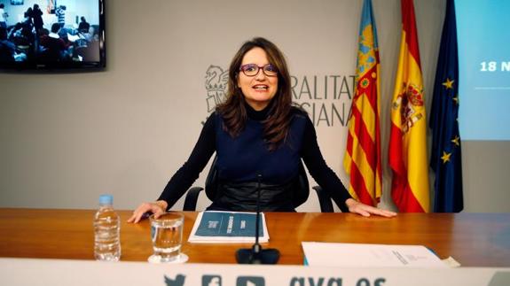 Mónica Oltra, portavoz del Consell.