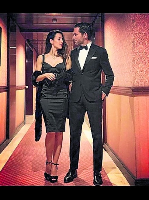 La actriz y el político.