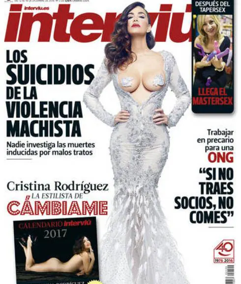 La valenciana Cristina Rodríguez, portada de 'Interviú'