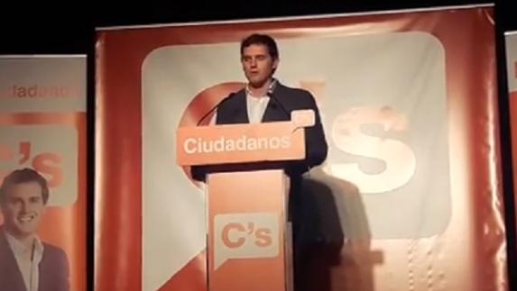 Así ha sido el acto de Albert Rivera en Valencia