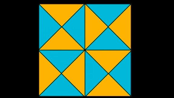 ¿Cuántos triángulos hay?