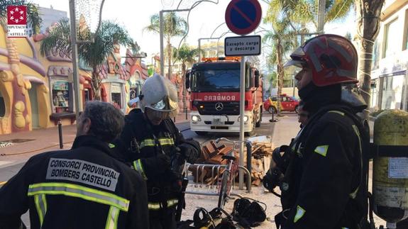 Incendio en un hotel de Oropesa del Mar