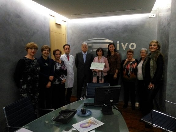 Donación al hospital La Fe para la lucha contra el cáncer