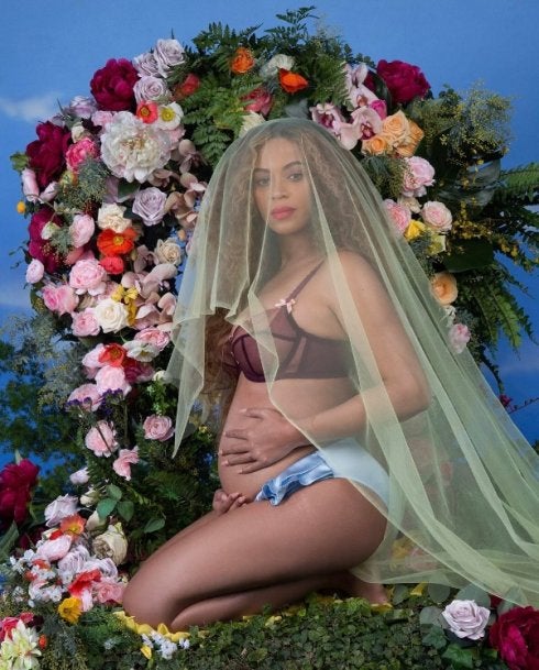 Beyoncé colgó ayer esta foto.