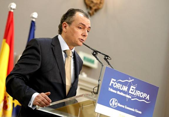 Salvador Navarro, en el Fórum Europa. 