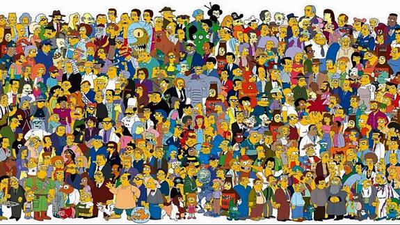 Maggie se ha perdido entre todos estos personajes de 'Los Simpson'