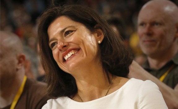 La abogada española Miriam González Durántez, esposa del político británico Nick Clegg. :: reuters