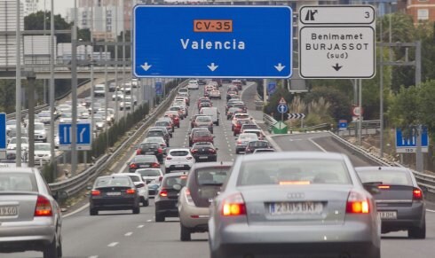 Entrada a Valencia por la autovía de Llíria. :: damián torres