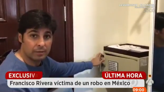 Fran Rivera sufre un robo en México