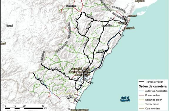 Conoce la ubicación de todos los radares de la provincia de Castellón