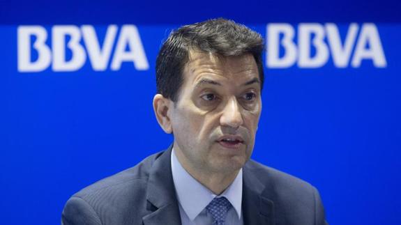 El responsable de Análisis Macroeconómico de BBVA Research, Rafael Domenech, presentan el informe "Situación Valencia". 