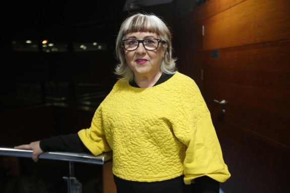 La concejal Blaia García, que ayer dejó Ciudadanos y se integra en el grupo de no adscritos en Gilet. 