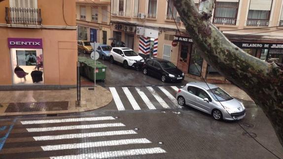 La lluvia deja más de 100 litros por metro cuadrado en Dénia