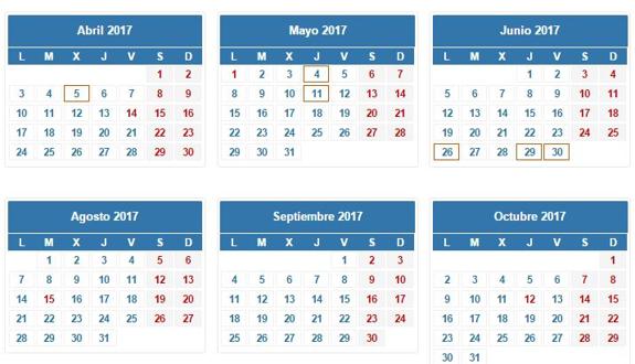 Calendario Renta 2017. Los 7 días clave para hacer la Declaración de la Renta 2016