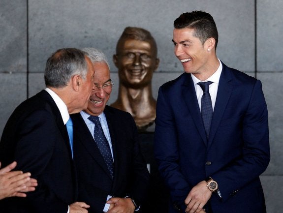 El extraño busto que 'recuerda' a Cristiano Ronaldo