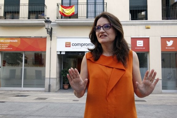 La vicepresidenta del Consell y dirigente de Compromís, Mónica Oltra. :: irene marsilla