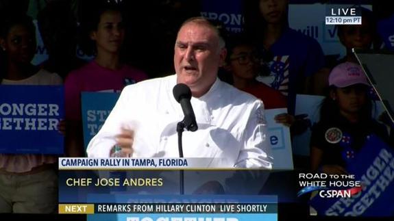 José Andrés rapea a Donald Trump