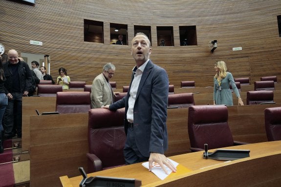 Alexis Marí, en Les Corts. :: irene marsilla