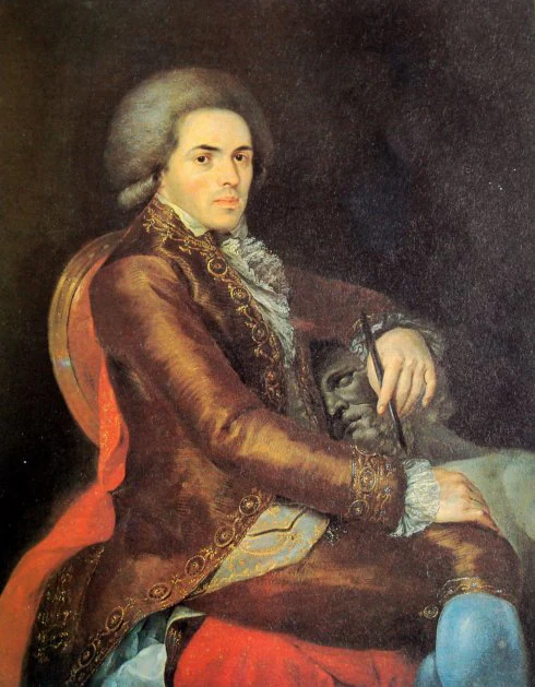 Manuel Tolsá, retratado por el pintor Rafael Ximeno. 